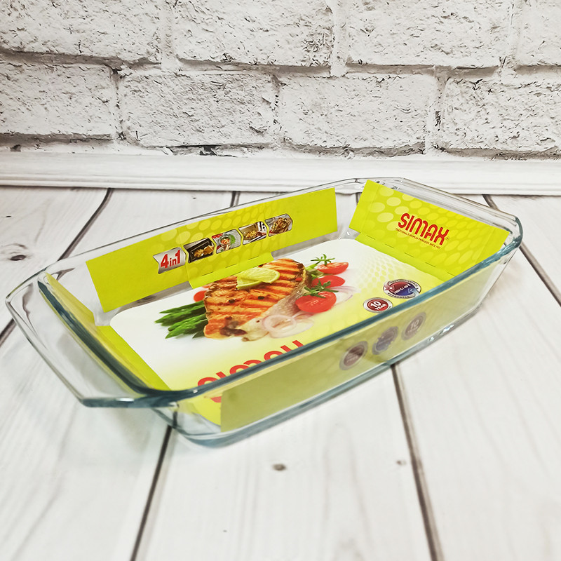 Форма для випічки скляна "Simax" 1,5 л