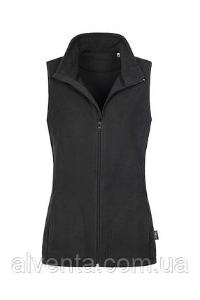 Жіночий теплий жилет ACTIVE FLEECE VEST чорний, фото 3