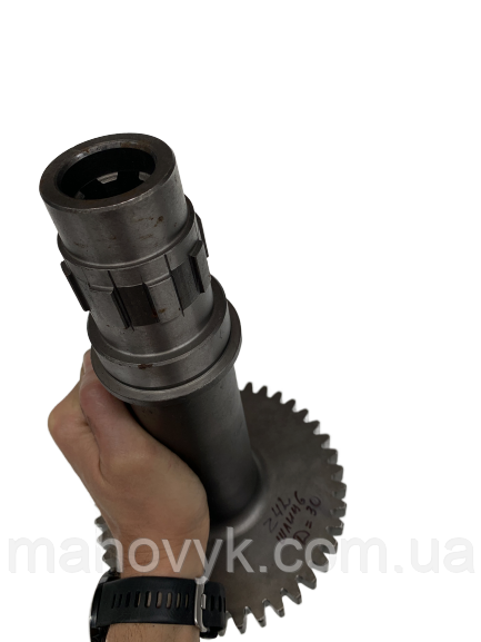 Вал-шестерня привода насоса (шліц, D=30) 403610A, фото 1