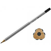 Графітний олівець Faber-Castell 117200 Grip 2001 HB з гумкою