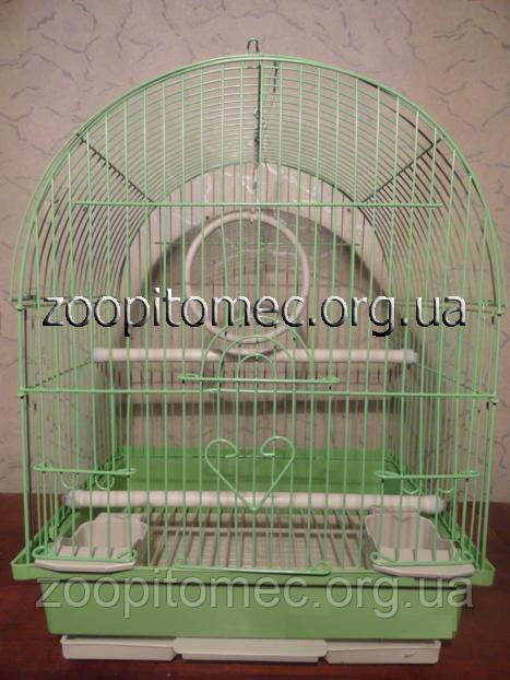 Клітка для папуг, канарок, амадин кольорова.39*30*23 см Фото