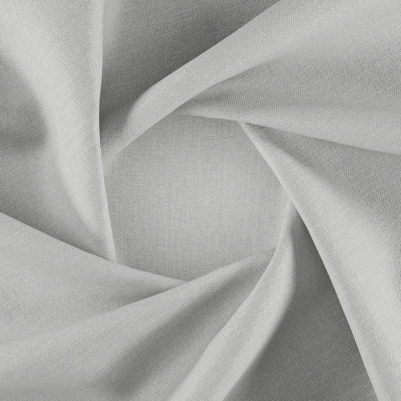 Тканина для перетяжки м'яких меблів шеніл Перфекто (Perfecto) сіро-білого кольору