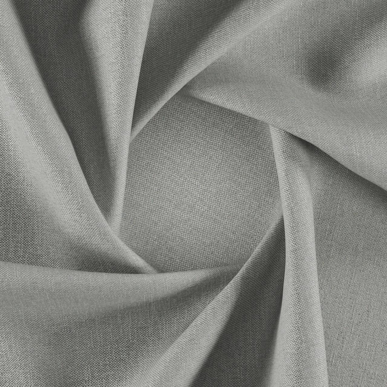 Тканина для перетяжки м'яких меблів шеніл Перфекто (Perfecto) алюмінієвого кольору