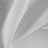Тканина для перетяжки м'яких меблів шеніл Перфекто (Perfecto) яскраво-білого кольору, фото 2