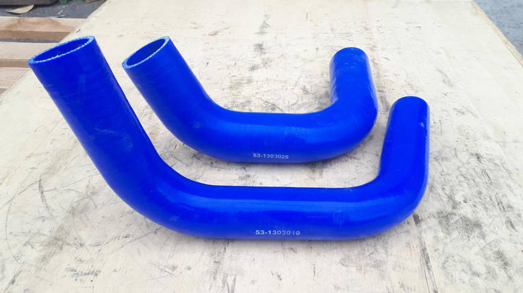 53-1303000-КТС Патрубки радіатора (2 шт) ( СИЛІКОН ) ГАЗ 53, фото 1