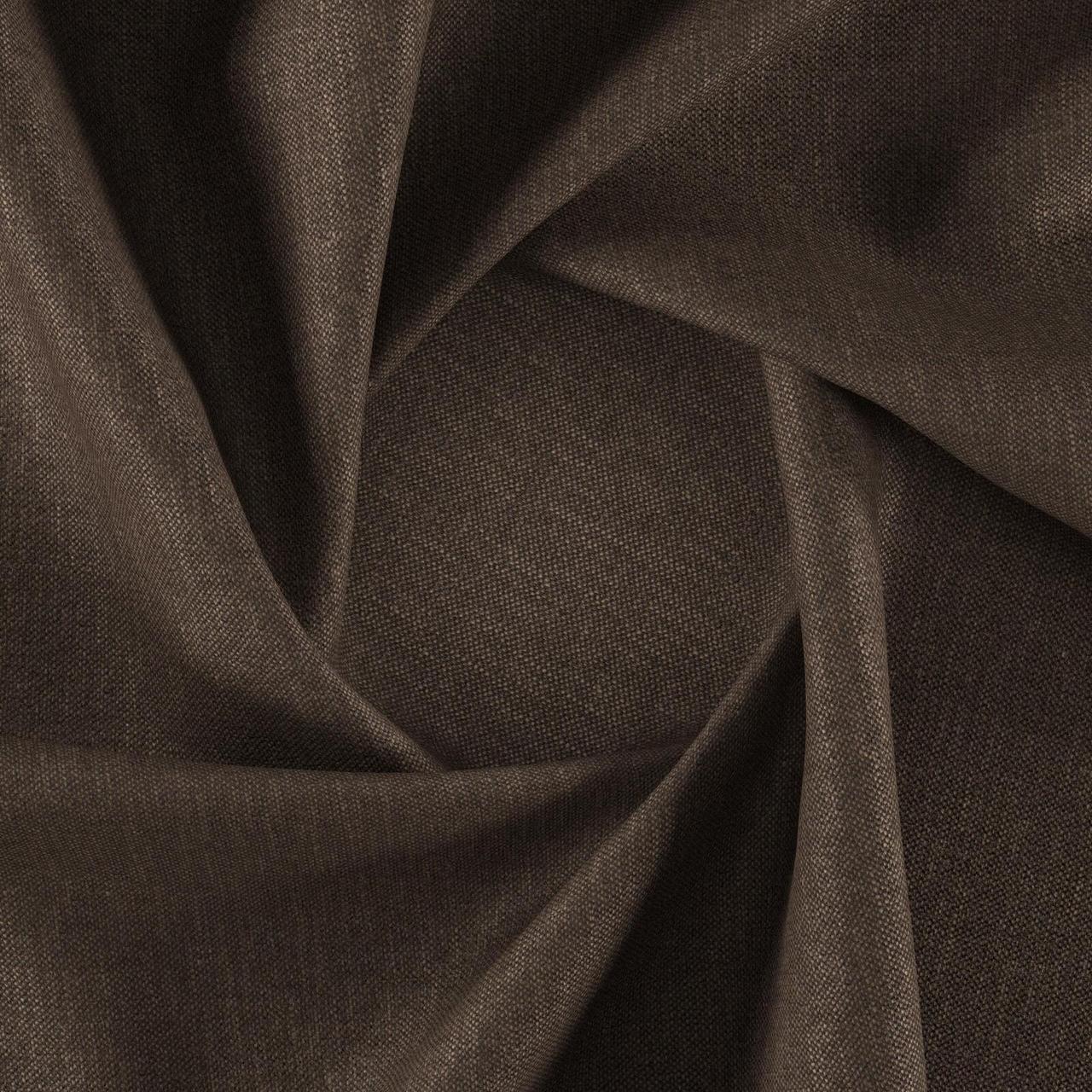 Тканина для перетяжки м'яких меблів шеніл Перфекто (Perfecto) коричневого кольору