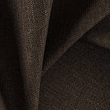 Тканина для перетяжки м'яких меблів шеніл Перфекто (Perfecto) коричневого кольору, фото 2