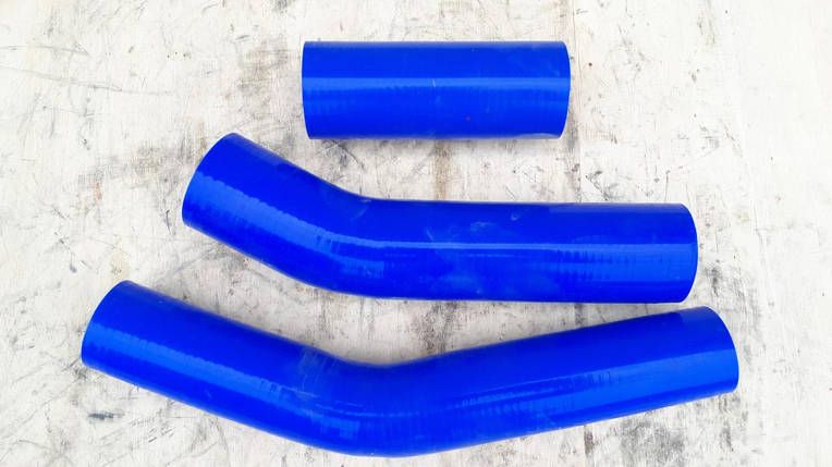 130-1303000-КТС Патрубки радіатора (3 шт) (СИЛІКОН) ЗІЛ 130, фото 1