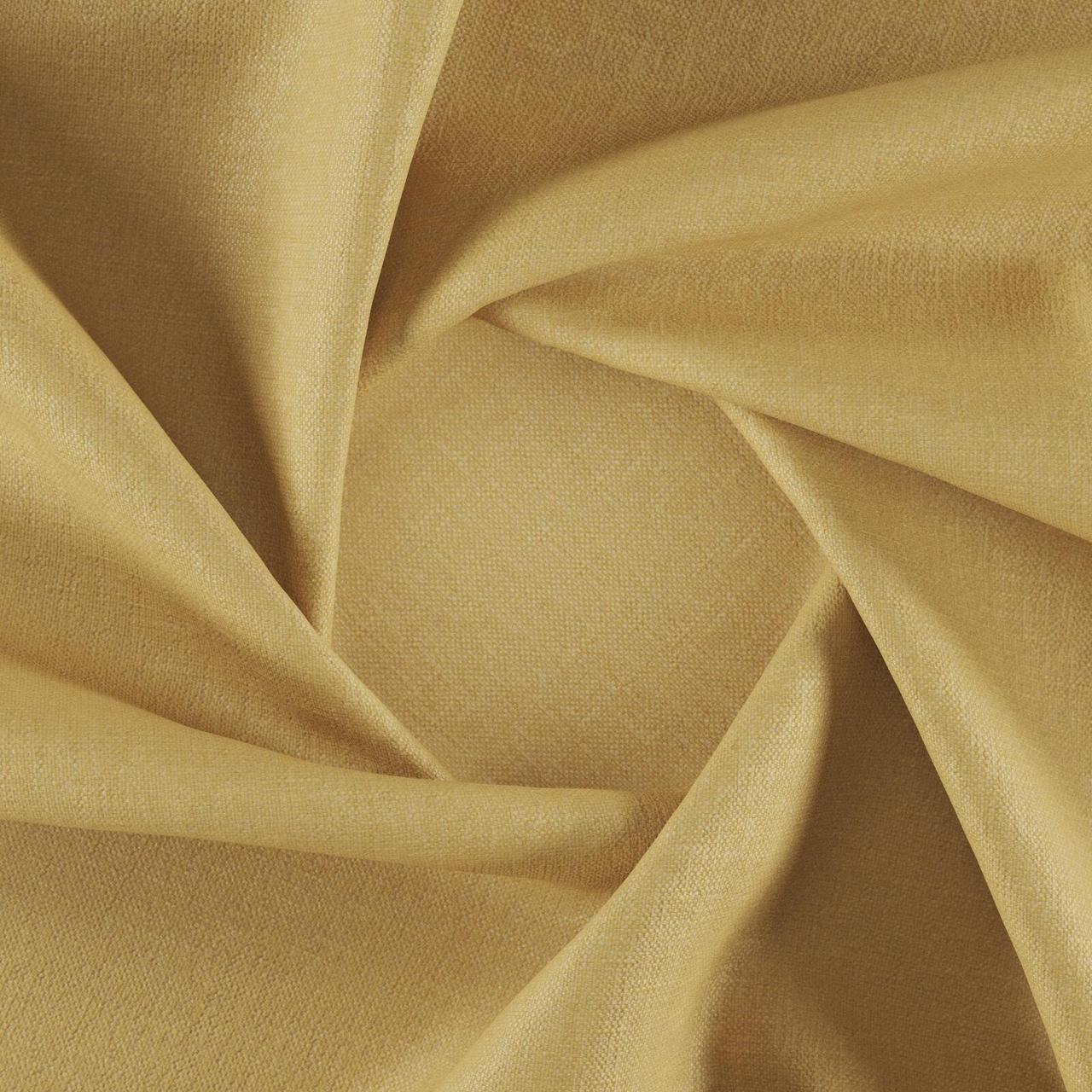 Тканина для перетяжки м'яких меблів шеніл Перфекто (Perfecto) світло-жовтого кольору