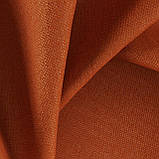 Тканина для перетяжки м'яких меблів шеніл Перфекто (Perfecto) помаранчевого кольору, фото 2