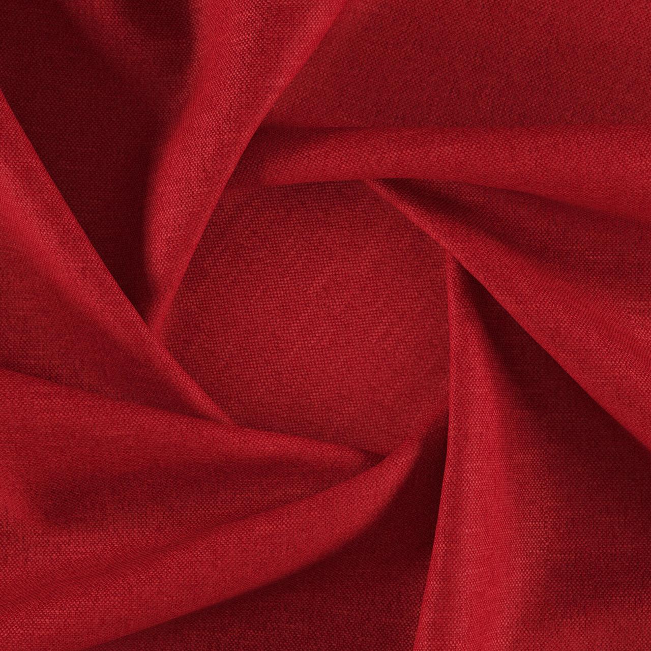 Тканина для перетяжки м'яких меблів шеніл Перфекто (Perfecto) червоного кольору