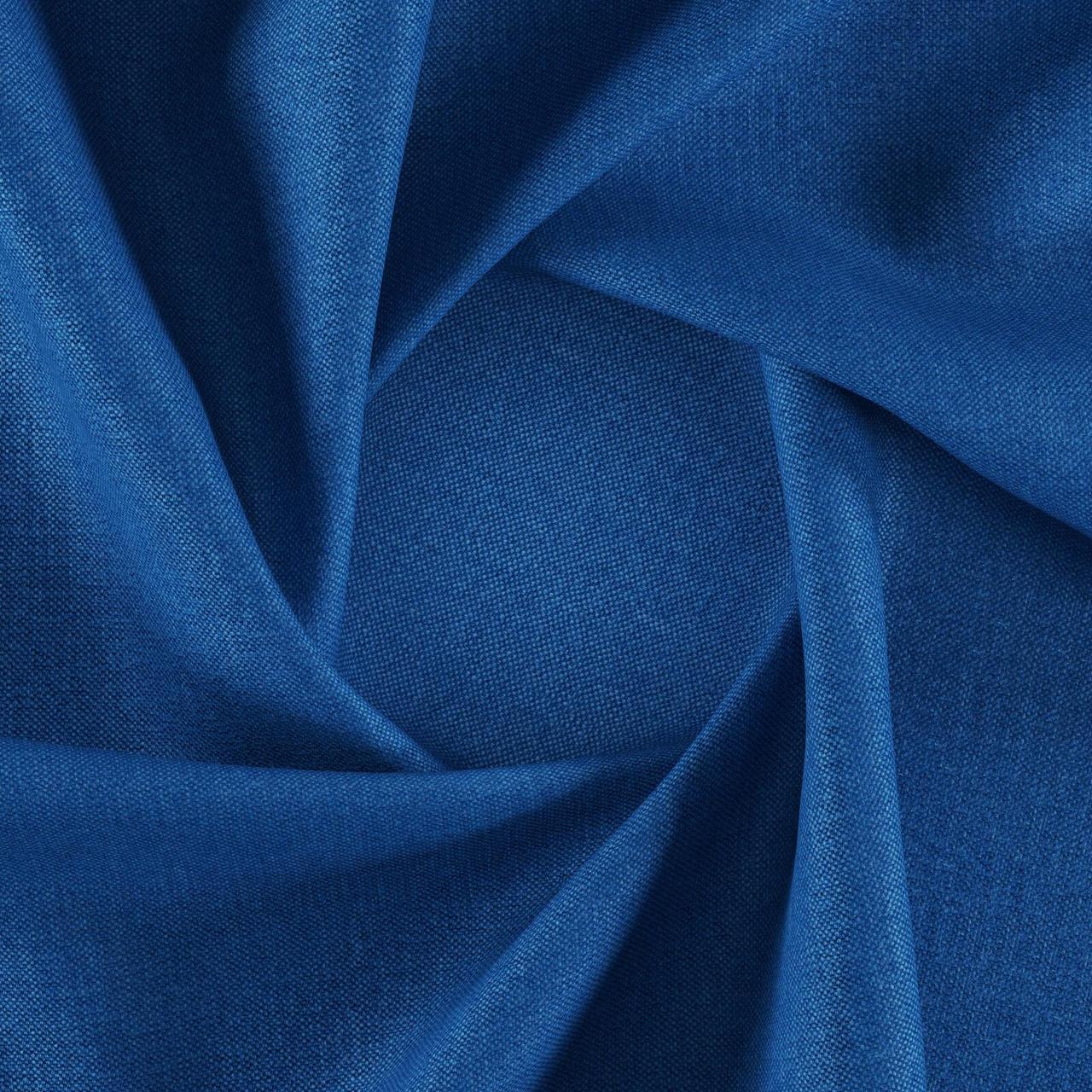Тканина для перетяжки м'яких меблів шеніл Перфекто (Perfecto) яскраво-синього кольору