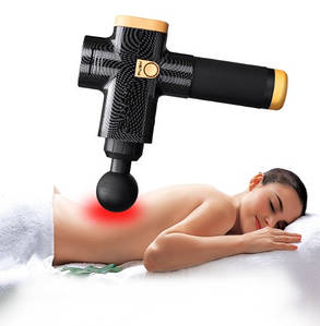 Ручний перкусійний масажер Phoenix A3 2400 mAh (6 швидкостей 6 насадок)