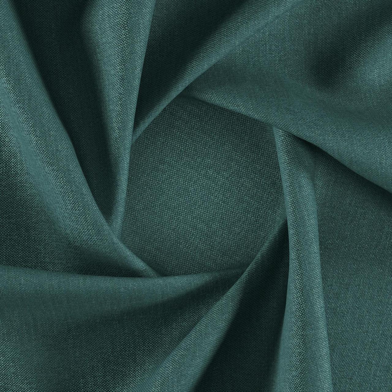 Тканина для перетяжки м'яких меблів шеніл Перфекто (Perfecto) смарагдового кольору