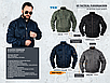Куртка чоловіча демісезонна тактична AVIATOR нейлон  колір синій Mil-tec Німеччина, фото 7