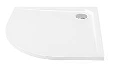 Душовий піддон напівкруглий Asco 80х80 ultraslim BESCO PMD PIRAMIDA, фото 4