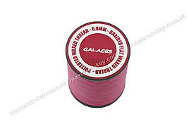 Galaces 0.80 мм рожевий (S071) плоский шнур увіщений по шкірі