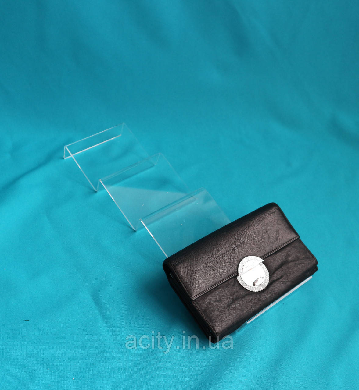 Підставка акрилова під гаманці 4 щаблі, фото 1