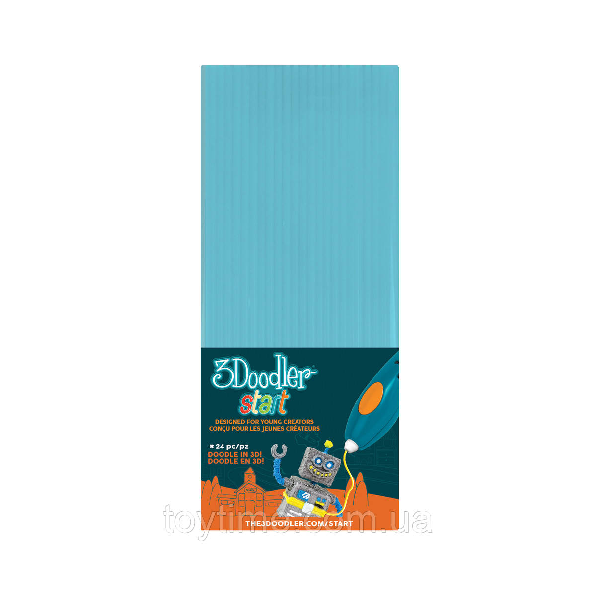 Набір стрижнів для 3d-ручки 3Doodler Start Синій/пластик для 3Д ручки 3Дудлер Старт сині стрижні