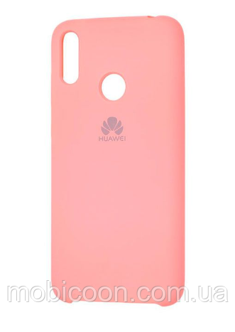 Чохол Silicone Case для Huawei Y7 (2019) / Huawei Y7 Prime (2019) рожевий (хуавей 07), фото 1