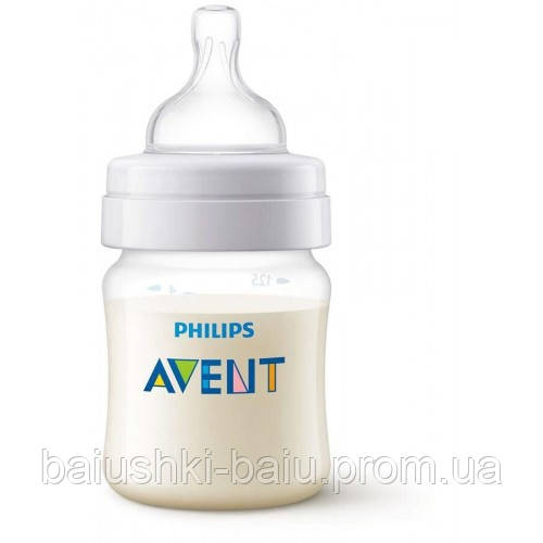 Дитяча пляшечка для годування новонароджених Avent Classic +, 125 ml (0 +)