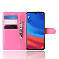 Чохол Luxury для Oppo A12 книжка рожевий