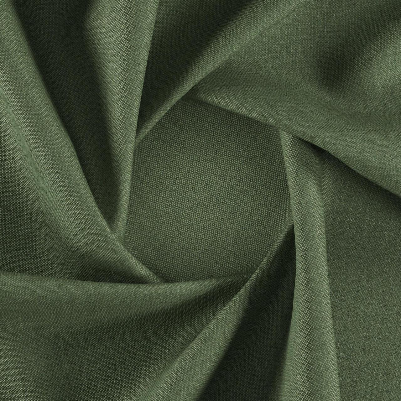 Тканина для перетяжки м'яких меблів шеніл Перфекто (Perfecto) зеленого кольору