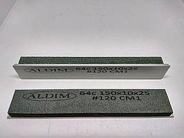 Брусок на бланку ALDIM 150х25х10. 120 гритів 64 см — зелений карбід кремнію