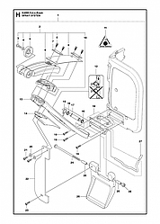 8 СИСТЕМА РІЗАННЯ | K4000 Cut-n-Break, 2018-02 Різьбяр Хускварна електричний | два диска |