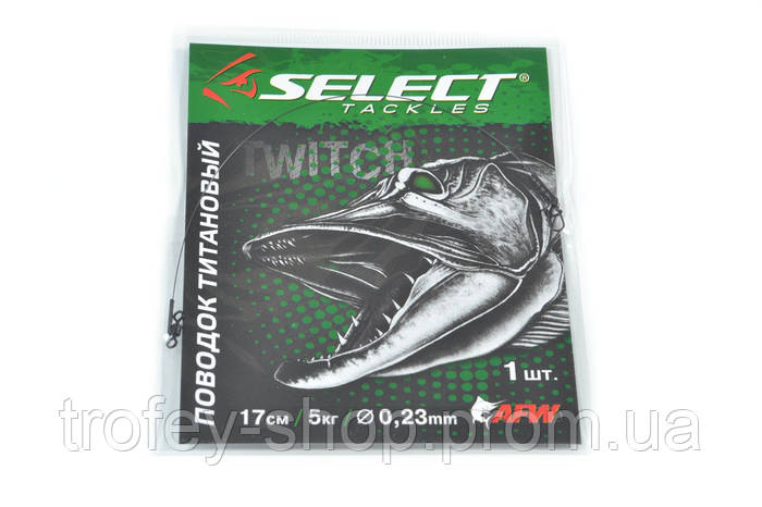 Поводок титановый Select 17см/ 5кг (ID#1217604467), цена: 53 ₴, купить ...