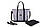 Сумка для коляски Cottonmoose Shopper 750/147 pearl gray leather (сірий еко-шкіра), фото 3