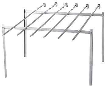 Набір з 6 шампурів з підставкою Кемпінг ZDBQ-807
