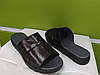 STTOPA Розміри 36-41. Шльопанці великих розмірів шкіряні. 115-3641-1 Чорні, фото 4
