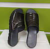 STTOPA Розміри 36-41. Шльопанці великих розмірів шкіряні. 115-3641-1 Чорні, фото 9