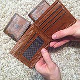 Гаманець чоловічий портмоне 100$ Долар, фото 3