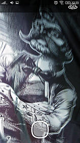 Накидка BARBER Templ чорний