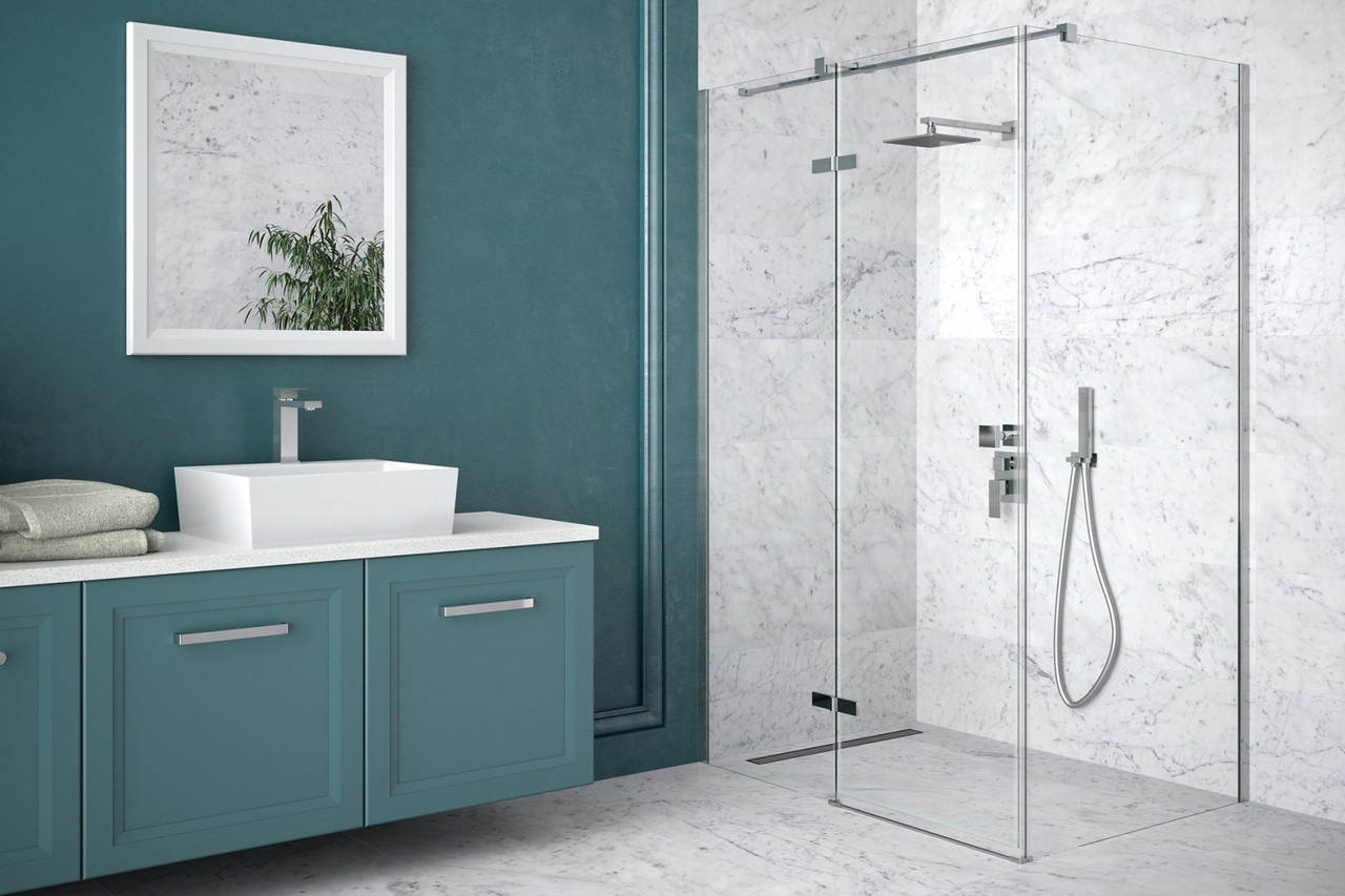 Прямокутна душова кабіна Pixa 100x90x195 прозора ТМ Besco