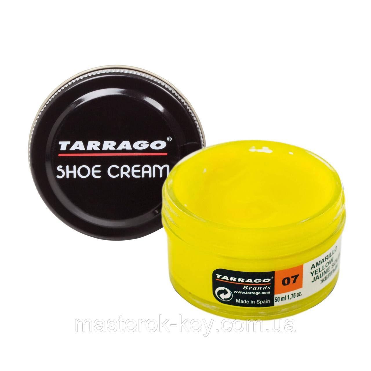 Крем для гладкої шкіри Tarrago Shoe Cream 50 мл колір жовтий (07)