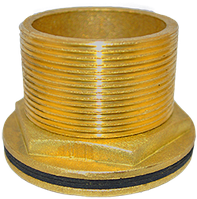 Врізка в ємність 1/2" бр (зливний штуцер) LEX