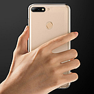 Чохол силіконовий для Huawei Y7 / Y7 Prime (2018) ультратонкий прозорий (хуавей 07), фото 5