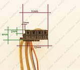Роз'єм автомобільний 4-пін/контактний. Мама. Не герметичний. 13×4 мм. Оригінал. Б.У, фото 2