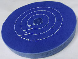 Коло з мусліновой синьої тканини 175 мм полірування скла