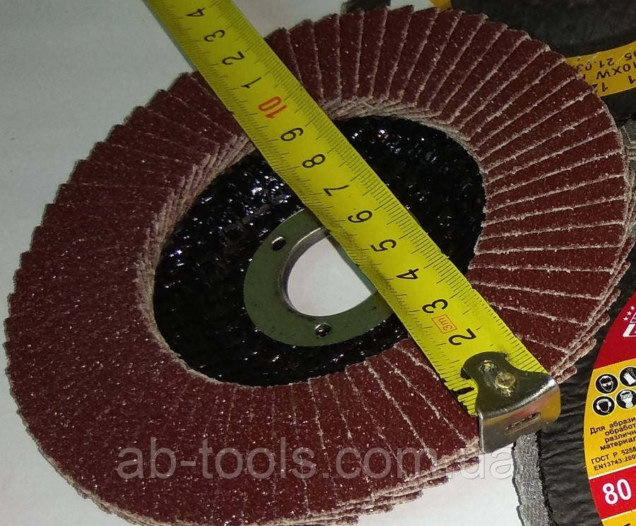 Диск Р40 пелюстковий 125/22.2 тарілчастий зерно, фото 1