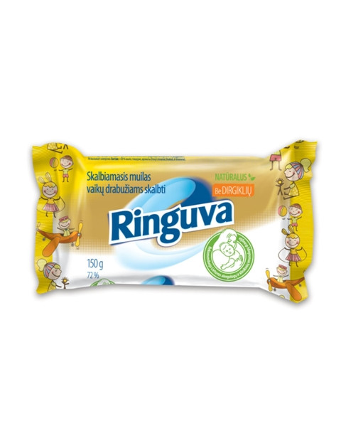 Мило господарське Ringuva для прання дитячого одягу 72% 150 гр