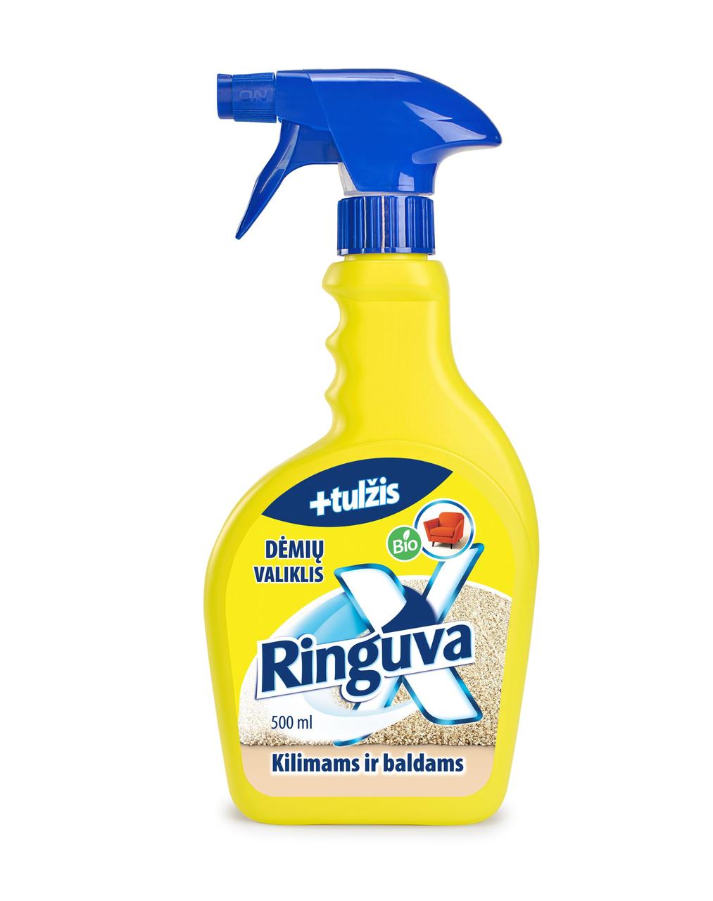 Засіб для виведення плям Ringuva X з жовчю для килимів і меблів 500 мл, фото 1