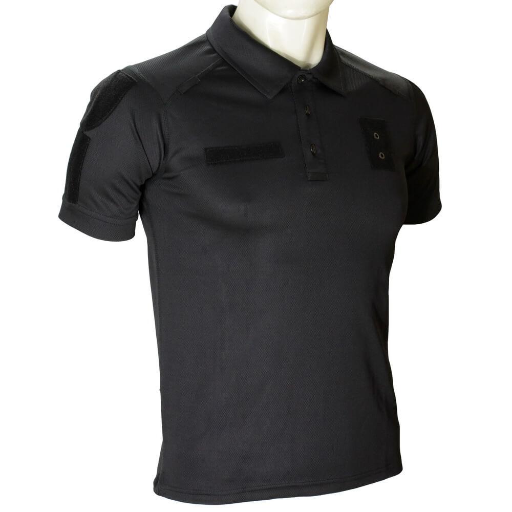 Мілітарка™ футболка поло CoolMax Police чорна