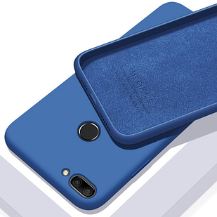 Чохол Silicone Case для Huawei Y7 / Y7 Prime (2018) темно-синій (хуаява 07)