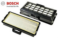 HEPA фильтр для пылесоса Bosch 491669, 802781 (габариты 198*94*37; посадка 198*93,5; между фиксаторами 146 мм)