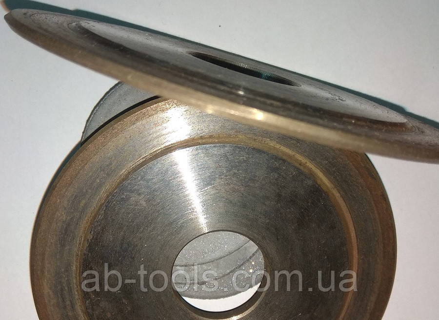 Круг алмазний 125/6R3/32 заточувальний радіусний 100% алмазів