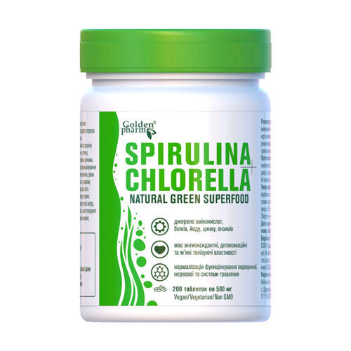 Спирулина + Хлорелла (Spirulina + Chlorella) таблетки №200 (ID ...